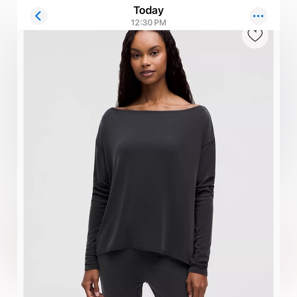 Lululemon Athletica Black Relaxed Long Sleeve Hoodie - Picture 7 of 7